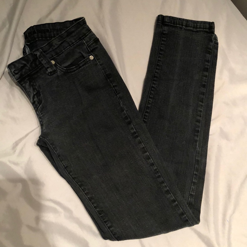 Wet Seal Black Denim Skinny Jeans